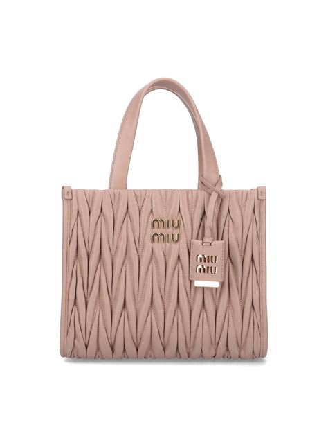 tasche miu miu matelasse rosa|Matelassé für damen .